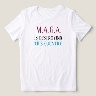 反MAGAメッセージ トライブレンドTシャツ