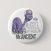反McCain McAncient 缶バッジ (正面)