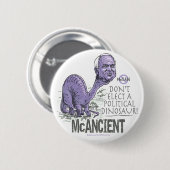 反McCain McAncient 缶バッジ (正面&裏面)