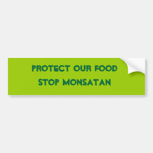 反Monsanto バンパーステッカー
