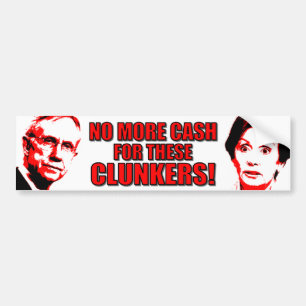 反Pelosi -反Reid -ぽんこつ バンパーステッカー