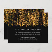 収エレガント容モダン金ゴールド灯 ポストカード (正面/裏面)