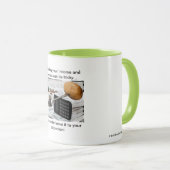 「収入と費用のバランスを取るのは難しい」 マグカップ (正面右)