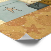 収初期の集プリント ポスター (角)