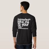 収容される音楽スエットシャツを収納して下さい スウェットシャツ (裏面フル)