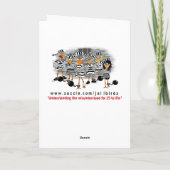 収容者のバレンタインデーカード シーズンカード (裏面)