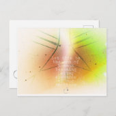 収束と拡張 – 秋の色合い ポストカード (正面/裏面)