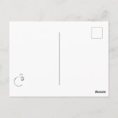 収束と拡張 – 秋の色合い ポストカード (裏面)