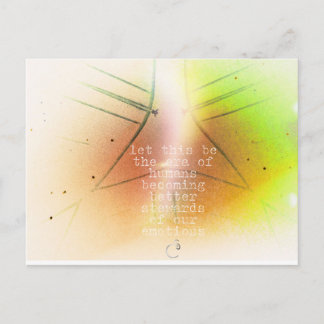 収束と拡張 – 秋の色合い ポストカード