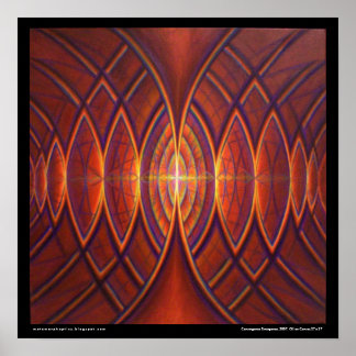 収束 – 出現プリント ポスター