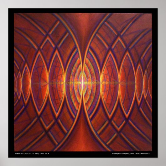 収束 – 出現プリント ポスター (正面)