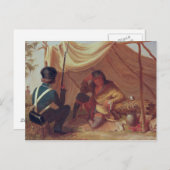 収監中のオセオラ， c.1837 ポストカード (正面/裏面)