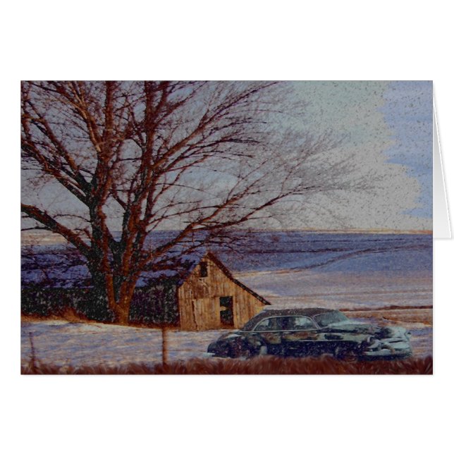 収穫された分野 (正面横)