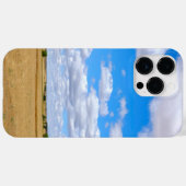 収穫された小麦の畑 Case-Mate iPhoneケース (裏面 (横))