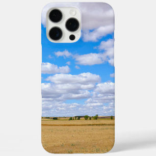 収穫された小麦の畑 iPhone 16 PRO MAXケース
