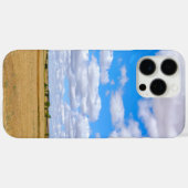 収穫された小麦の畑  Case-Mate iPhoneケース (裏面 (横))