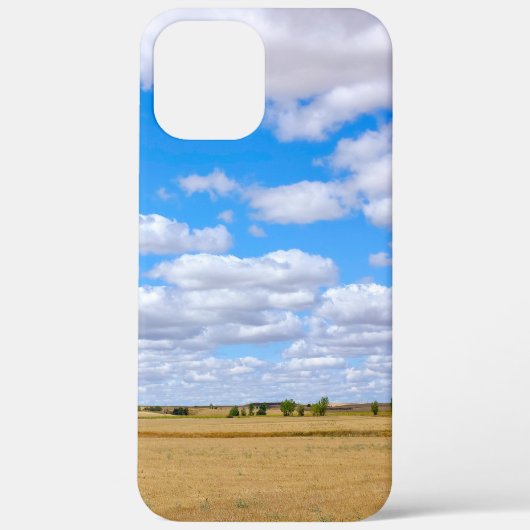 収穫された小麦の畑 Case-Mate iPhoneケース (裏面)
