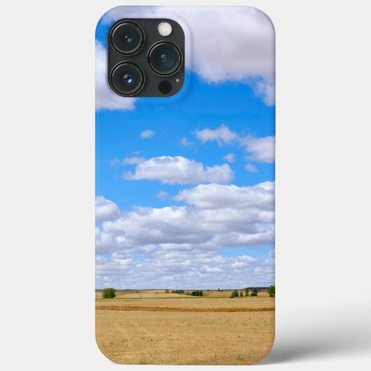 収穫された小麦の畑 Case-Mate iPhoneケース (裏面)