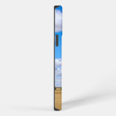 収穫された小麦の畑  iPhoneケース (右側面)