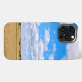 収穫された小麦の畑  iPhoneケース (裏面横)