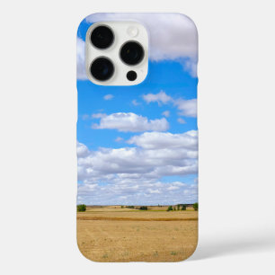 収穫された小麦畑 iPhone 16 PROケース