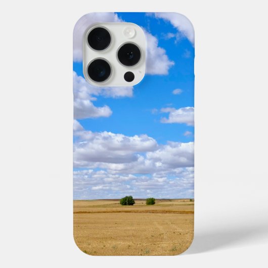 収穫された小麦畑 Case-Mate iPhoneケース (裏面)
