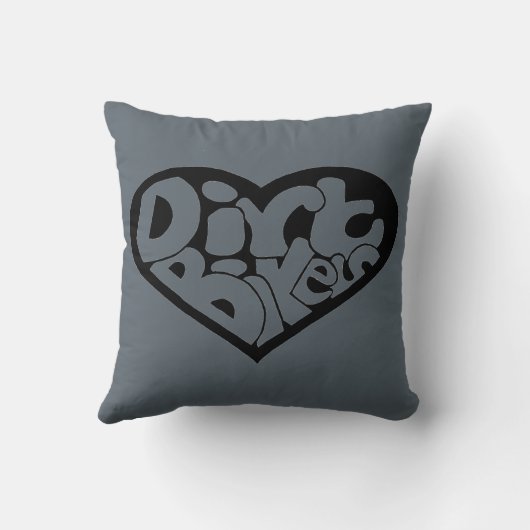 収穫される土のバイク(淡いブルー) クッション (裏面)