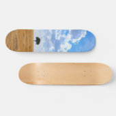 収穫した小麦畑の木 スケートボード (横)