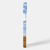 収穫した小麦畑の木 iPhoneケース (右側面)