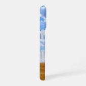 収穫した小麦畑の木 iPhone 16ケース (右側面)