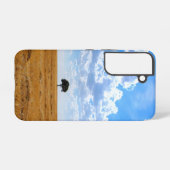 収穫した小麦畑の木 SAMSUNG GALAXYケース (裏面横)