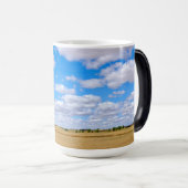 収穫した小麦畑 モーフィングマグカップ (正面右)