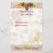 収穫つる植物～静止# 2 便箋 (正面)