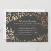 収穫によっては引っ越し祝いパーティーが開花します 招待状 (正面)