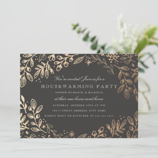 収穫によっては引っ越し祝いパーティーが開花します 招待状 (スタンド正面)