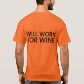 収穫のインターンのティー Tシャツ (裏面)