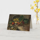 収穫のグリーティングカード カード (黄色い花)