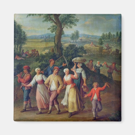 収穫の収集 マグネット (正面)