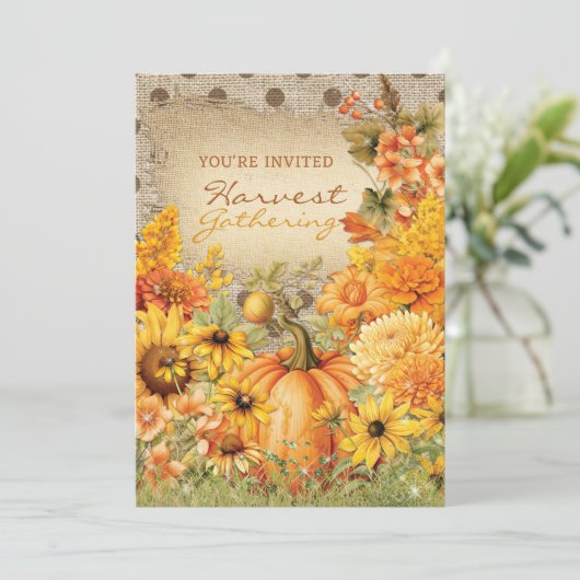 収穫の収集 招待状 (スタンド正面)