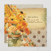 収穫の収集 招待状 (正面/裏面)