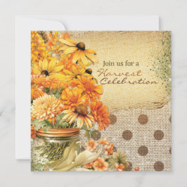 収穫の収集 招待状