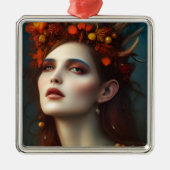 収穫の女神ファンタジー記念 メタルオーナメント (正面)