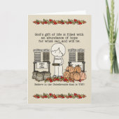 収穫の恵み カード (正面)