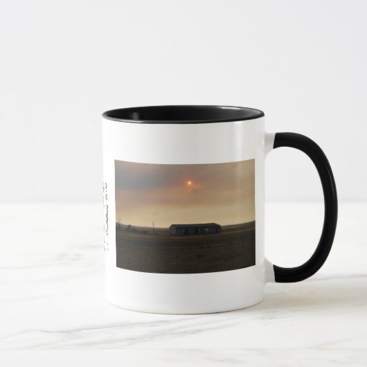 収穫の日没のコーヒー・マグ マグカップ (右)