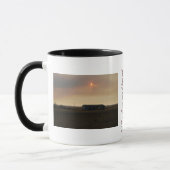 収穫の日没のコーヒー・マグ マグカップ (左)