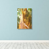 収穫の準備が整ったトウモロコシの耳 キャンバスプリント (インサイチュ (ウッドフロア))