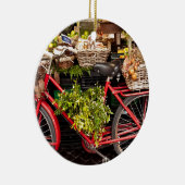 収穫の自転車 セラミックオーナメント (右)