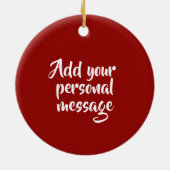 収穫の自転車 セラミックオーナメント (裏面)