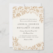 収穫の花 招待状 (正面)