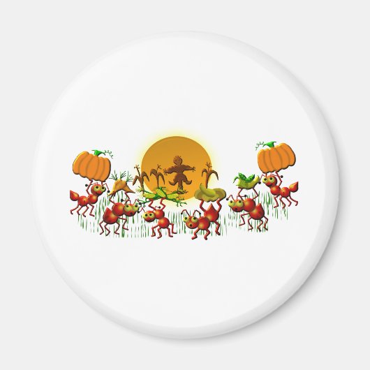 収穫アリ マグネット (正面)